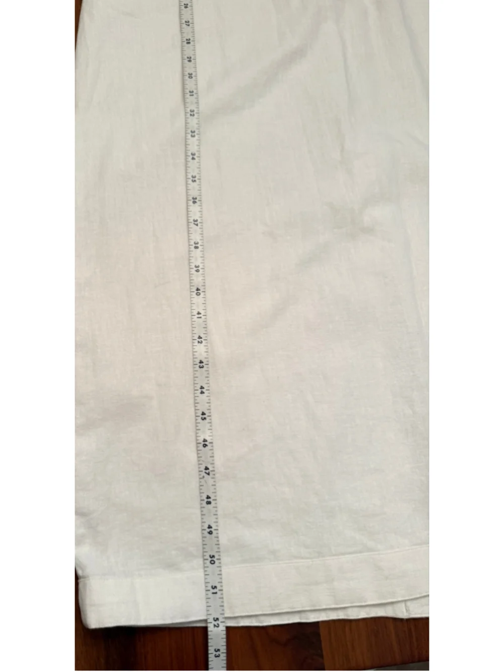 Abercrombie & Fitch Linen Blend Square Neck Maxi Dress Cream NWT Size L
